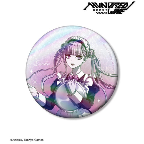 『HUNDRED LINE -最終防衛学園-』描き下ろし 九十九過子 メイドver. 75mmオーロラ缶バッジ【202606再販】