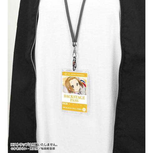 《輕音!》田井中律 Ani-Art aqua label 附後台通行證風格卡扣的卡片型壓克力鑰匙圈【202608 再版】