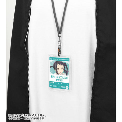 『けいおん!』中野 梓 Ani-Art aqua label バックステージパス風カラビナ付きカード型アクリルキーホルダー