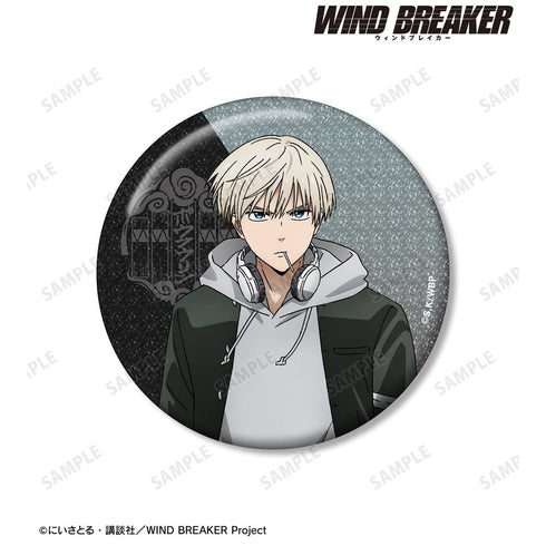『WIND BREAKER』梶 蓮 75mmグリッター缶バッジ
