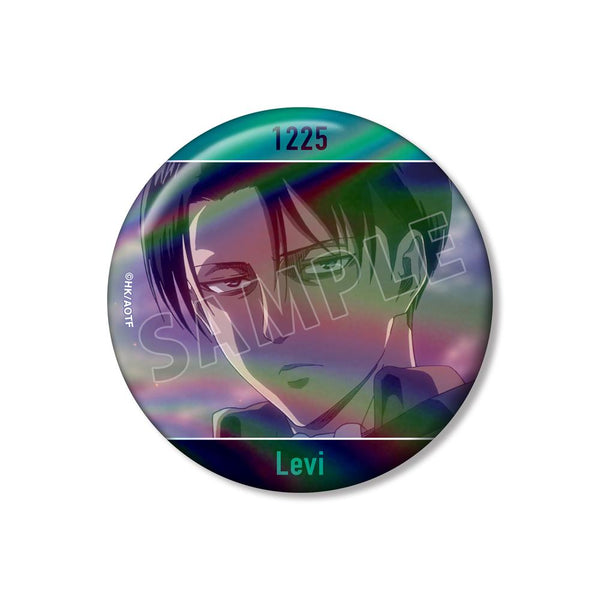 『進撃の巨人』リヴァイ 75mm場面写オーロラ缶バッジ【202601再販】