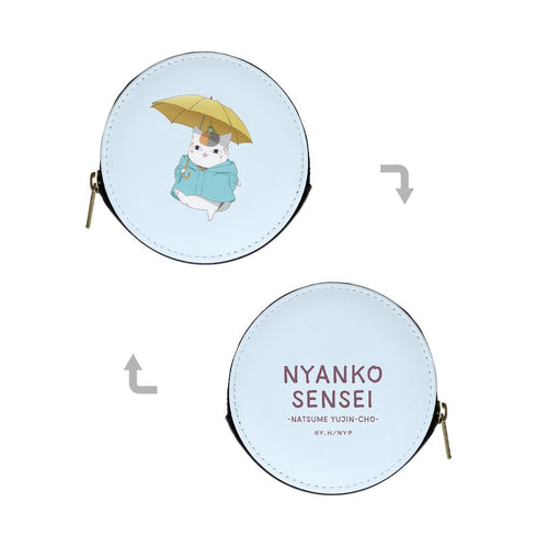 『夏目友人帳』描き下ろし ニャンコ先生 雨の日ver. ラウンドコインケース