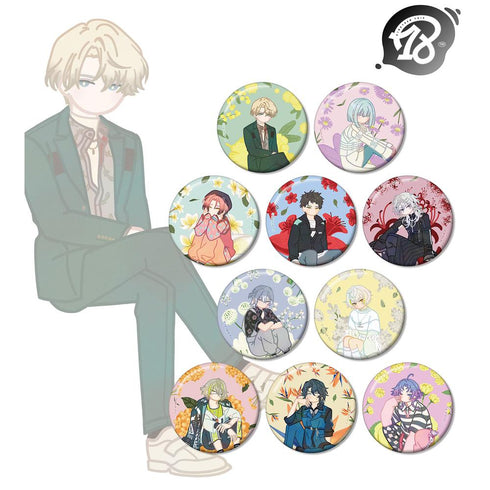 『18TRIP』トレーディング Botania 缶バッジ ver.B(単位/BOX)