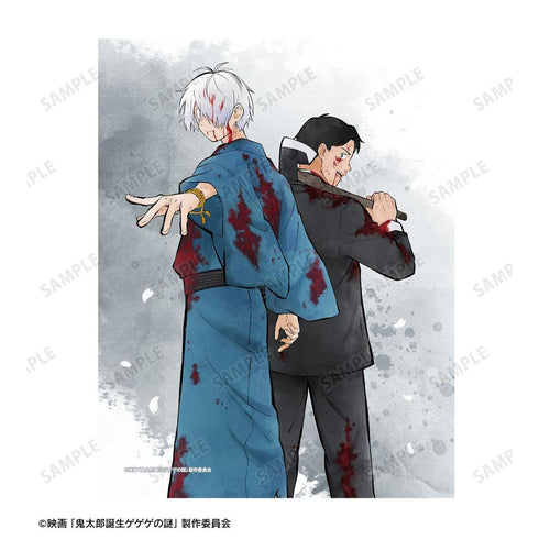 『鬼太郎誕生 ゲゲゲの謎』描き下ろし 鬼太郎の父&水木 戦う父の背中ver. F0号キャンバスボード