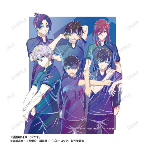 『ブルーロック』描き下ろし 集合 試合前の準備中ver. Ani-Art clear label キャンバスボード