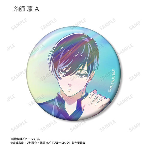 『ブルーロック』描き下ろし 試合前の準備中ver. トレーディング Ani-Art clear label オーロラ缶バッジ(単位/BOX)