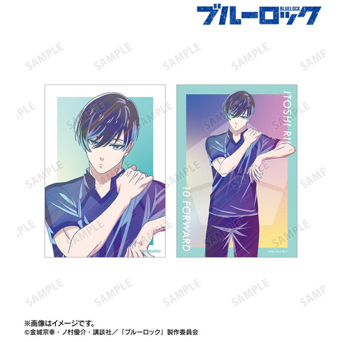 『ブルーロック』描き下ろし 糸師 凛 試合前の準備中ver. Ani-Art clear label ブロマイド2枚セット