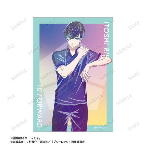 『ブルーロック』描き下ろし 糸師 凛 試合前の準備中ver. Ani-Art clear label ブロマイド2枚セット