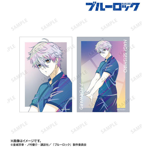 『ブルーロック』描き下ろし 凪 誠士郎 試合前の準備中ver. Ani-Art clear label ブロマイド2枚セット