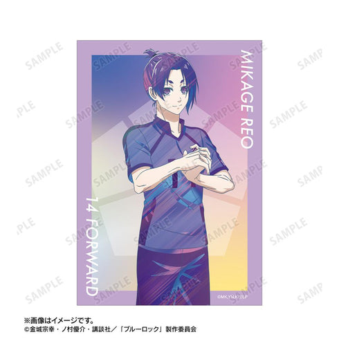 『ブルーロック』描き下ろし 御影 玲王 試合前の準備中ver. Ani-Art clear label ブロマイド2枚セット