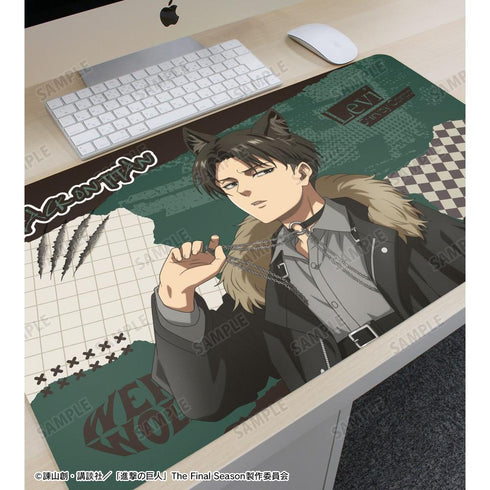 『進撃の巨人』描き下ろし リヴァイ 狼男ver. マルチデスクマット