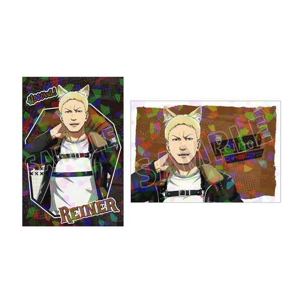 『進撃の巨人』描き下ろし ライナー 狼男ver. ホログラムポストカード2枚セット