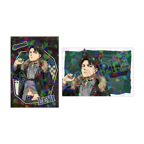 『進撃の巨人』描き下ろし リヴァイ 狼男ver. ホログラムポストカード2枚セット
