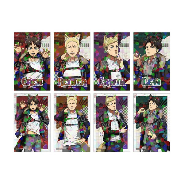 『進撃の巨人』描き下ろし 狼男ver. トレーディングホログラムイラストカード(単位/BOX)