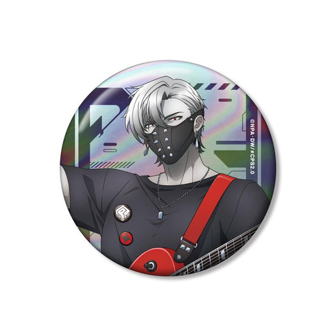 『#コンパス2.0 戦闘摂理解析システム』描き下ろし 13(サーティーン) ロックバンドver. 75mmオーロラ缶バッジ