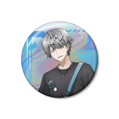 『#コンパス2.0 戦闘摂理解析システム』描き下ろし アダム ロックバンドver. 75mmオーロラ缶バッジ
