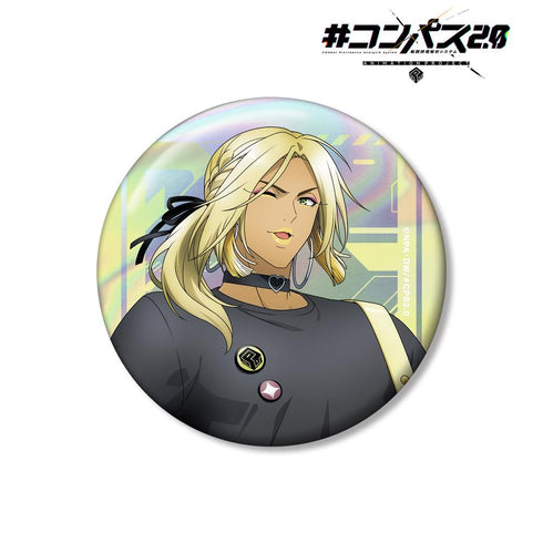 『#コンパス2.0 戦闘摂理解析システム』描き下ろし ポロロッチョ ロックバンドver. 75mmオーロラ缶バッジ