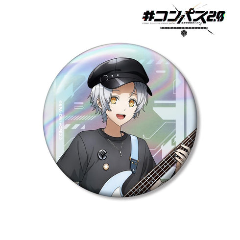 『#コンパス2.0 戦闘摂理解析システム』描き下ろし ソーン ロックバンドver. 75mmオーロラ缶バッジ