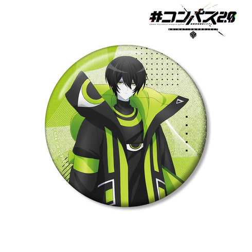 『#コンパス2.0 戦闘摂理解析システム』零夜 75mmグリッター缶バッジ