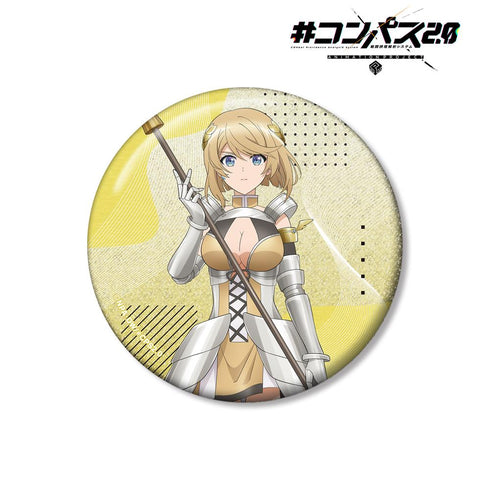 『#コンパス2.0 戦闘摂理解析システム』ジャンヌ 75mmグリッター缶バッジ