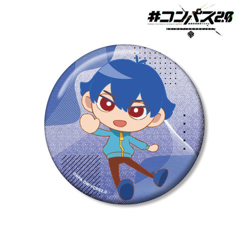 『#コンパス2.0 戦闘摂理解析システム』塵 75mmグリッター缶バッジ
