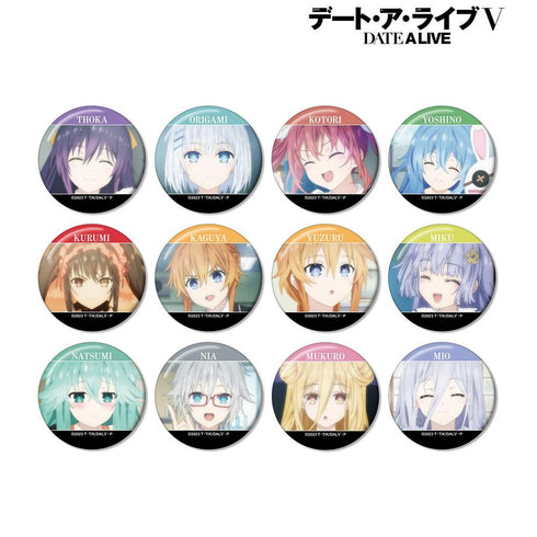 "Date A Live V" Trading Card Scene Pin Badges Vol. 2 (Sold by the box)