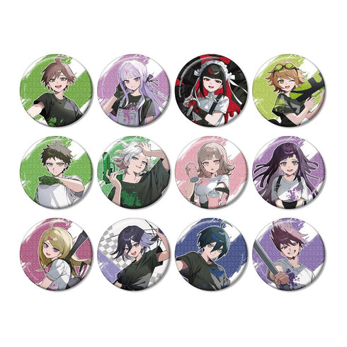 『ダンガンロンパシリーズ』さくしゃ2さんイラスト ペイントスタイルver. トレーディンググリッター缶バッジ(単位/BOX)