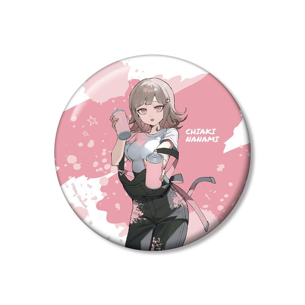 『ダンガンロンパシリーズ』さくしゃ2さんイラスト 七海千秋 ペイントスタイルver. 100mm缶バッジ