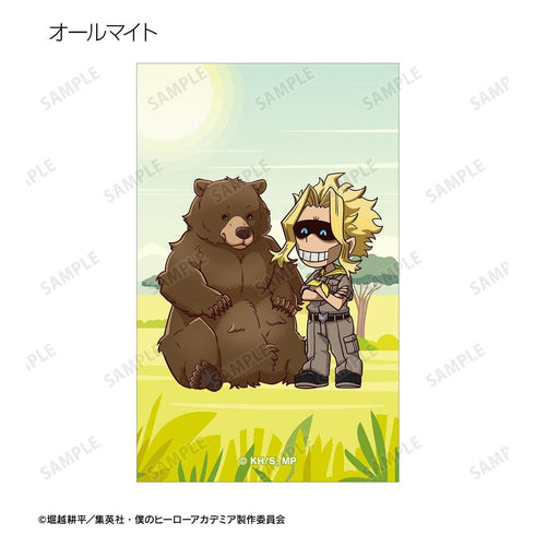 『僕のヒーローアカデミア』トレーディング ちびキャラ 動物とのふれあいver. ビジュアルカード(単位/BOX)【202608再販】