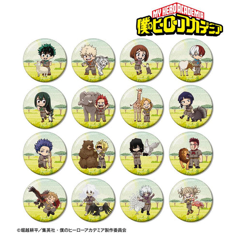 『僕のヒーローアカデミア』トレーディング ちびキャラ 動物とのふれあいver. グリッター缶バッジ(単位/BOX)