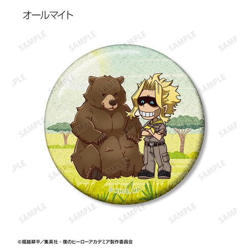 『僕のヒーローアカデミア』トレーディング ちびキャラ 動物とのふれあいver. グリッター缶バッジ(単位/BOX)