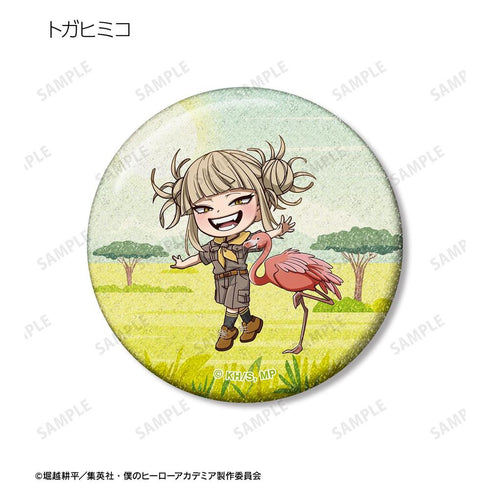『僕のヒーローアカデミア』トレーディング ちびキャラ 動物とのふれあいver. グリッター缶バッジ(単位/BOX)【202608再販】
