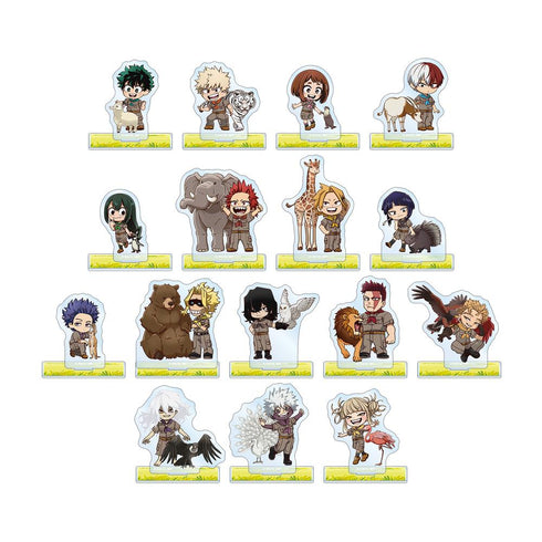 『僕のヒーローアカデミア』トレーディング ちびキャラ 動物とのふれあいver. アクリルスタンド(単位/BOX)