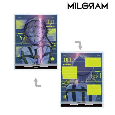 『MILGRAM -ミルグラム-』ムウ『ペイン』 ジャケットイラストver. 両面BIGアクリルスタンド【202606再販】