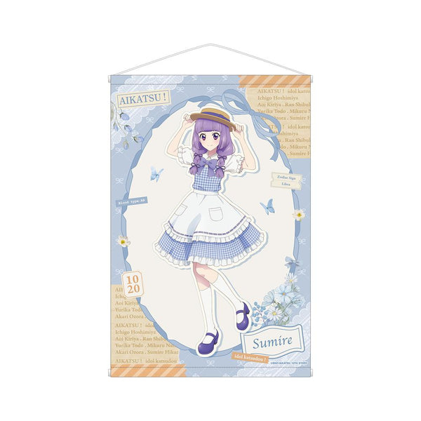 『アイカツ! 10th STORY ~未来へのSTARWAY~』描き下ろし 氷上スミレ カントリーワンピースver. B2タペストリー