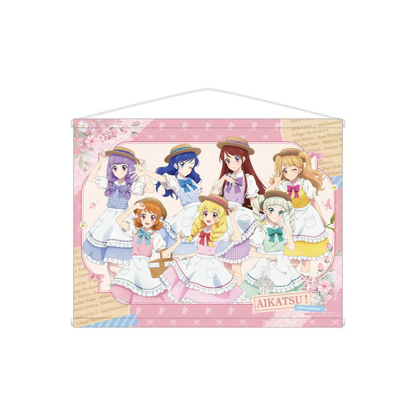 『アイカツ! 10th STORY ~未来へのSTARWAY~』描き下ろし 集合 カントリーワンピースver. B2タペストリー