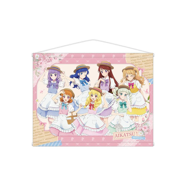『アイカツ! 10th STORY ~未来へのSTARWAY~』描き下ろし 集合 カントリーワンピースver. B2タペストリー【202606再販】
