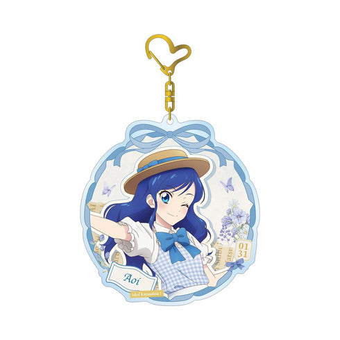 『アイカツ! 10th STORY ~未来へのSTARWAY~』描き下ろし 霧矢あおい カントリーワンピースver. BIGアクリルキーホルダー