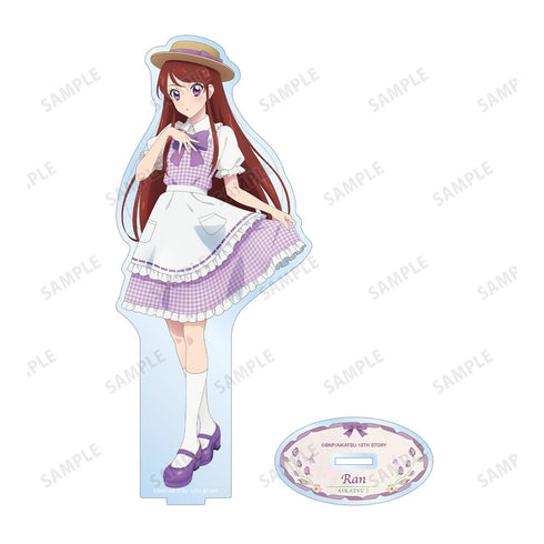 『アイカツ! 10th STORY ~未来へのSTARWAY~』描き下ろし 紫吹 蘭 カントリーワンピースver. BIGアクリルスタンド