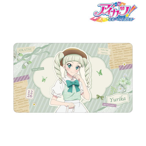 『アイカツ! 10th STORY ~未来へのSTARWAY~』描き下ろし 藤堂ユリカ カントリーワンピースver. マルチデスクマット