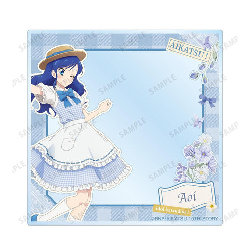 『アイカツ! 10th STORY ~未来へのSTARWAY~』描き下ろし 霧矢あおい カントリーワンピースver. アクリルフォト2枚セット