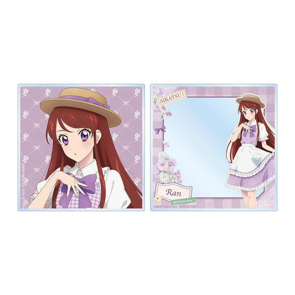 『アイカツ! 10th STORY ~未来へのSTARWAY~』描き下ろし 紫吹 蘭 カントリーワンピースver. アクリルフォト2枚セット