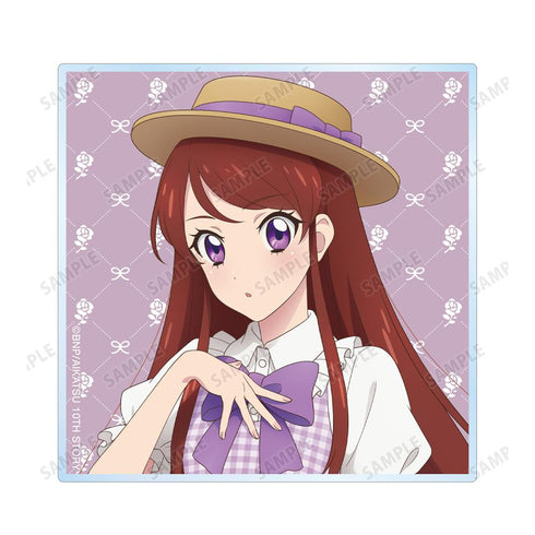 『アイカツ! 10th STORY ~未来へのSTARWAY~』描き下ろし 紫吹 蘭 カントリーワンピースver. アクリルフォト2枚セット