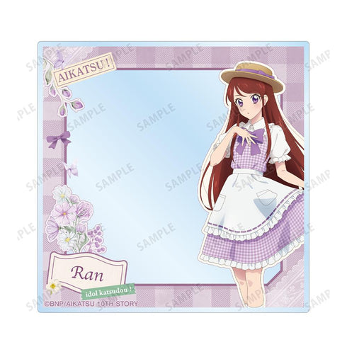 『アイカツ! 10th STORY ~未来へのSTARWAY~』描き下ろし 紫吹 蘭 カントリーワンピースver. アクリルフォト2枚セット