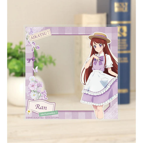 『アイカツ! 10th STORY ~未来へのSTARWAY~』描き下ろし 紫吹 蘭 カントリーワンピースver. アクリルフォト2枚セット