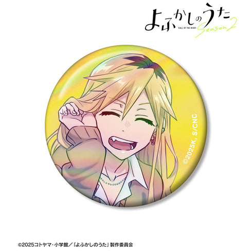『よふかしのうた Season2』桔梗セリ 75mmオーロラ缶バッジ