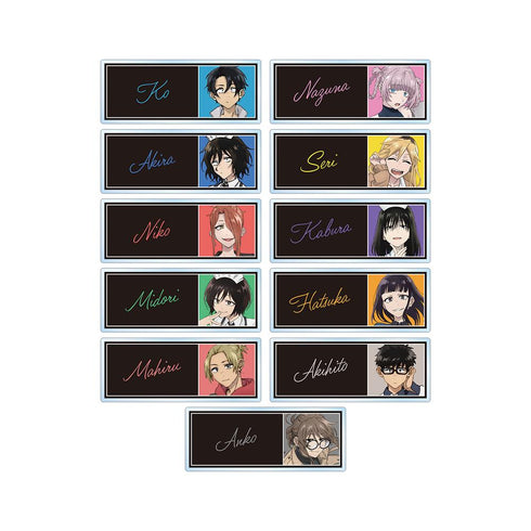 『よふかしのうた Season2』トレーディングアクリルネームプレート(単位/BOX)