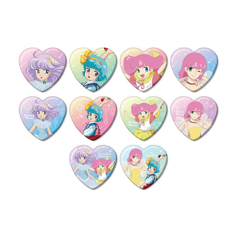 『クリィミーマミ×ミンキーモモコラボ』トレーディングハート型缶バッジ(単位/BOX)