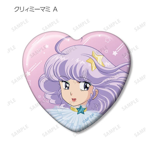 『クリィミーマミ×ミンキーモモコラボ』トレーディングハート型缶バッジ(単位/BOX)