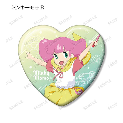 『クリィミーマミ×ミンキーモモコラボ』トレーディングハート型缶バッジ(単位/BOX)